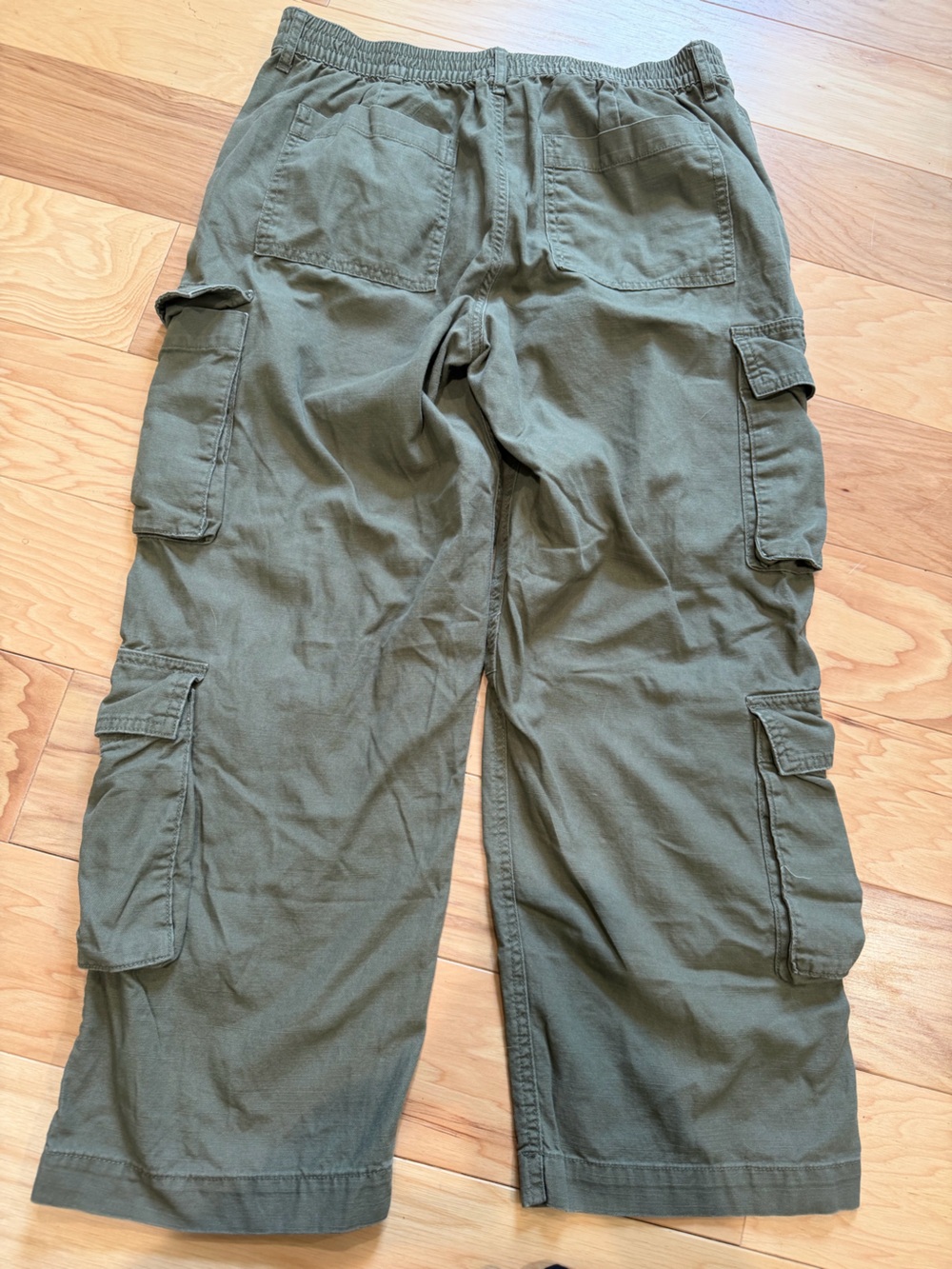 Aeropostale Women’s Large Olive Utility Cargo Pants Y2K Gorpcore Utility - Picture 10 of 10
